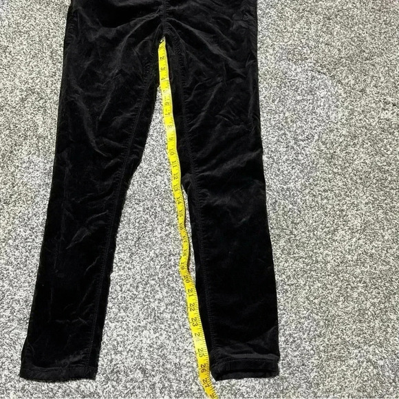 Kendall & Kylie Jumpsuit Women Size 26 Black Velvet Adjustable - Picture 3 of 11